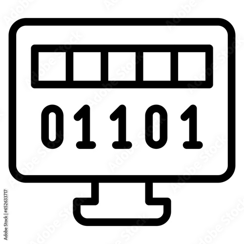 Vector Design Byte Icon Style