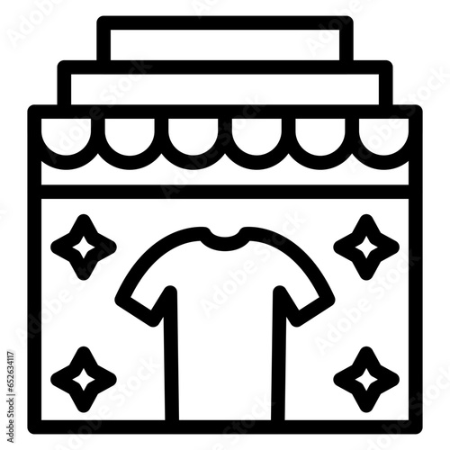 Vector Design In Store Display Icon Style