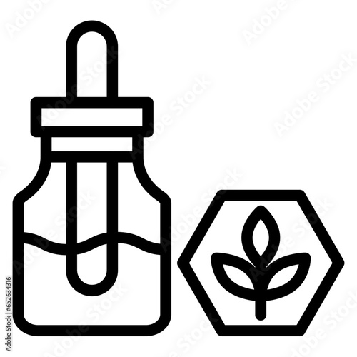 Vector Design Cbd Oil Icon Style