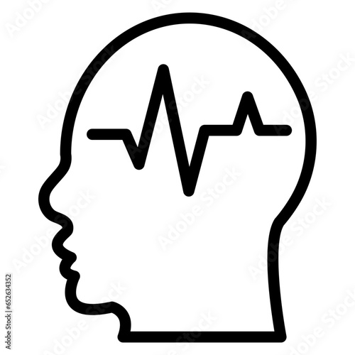 Vector Design Epilepsy Icon Style