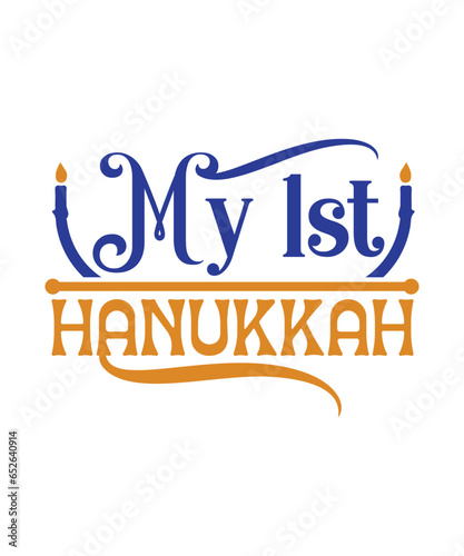 my 1st Hanukkah svg