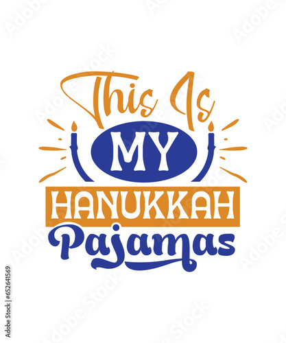 This Is My Hanukkah Pajamas svg