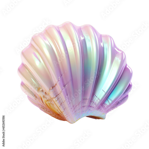 Beautiful hologram sea shell 