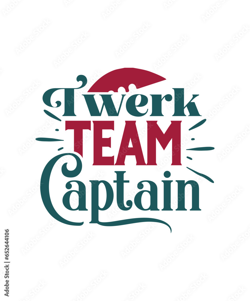 twerk team captain svg