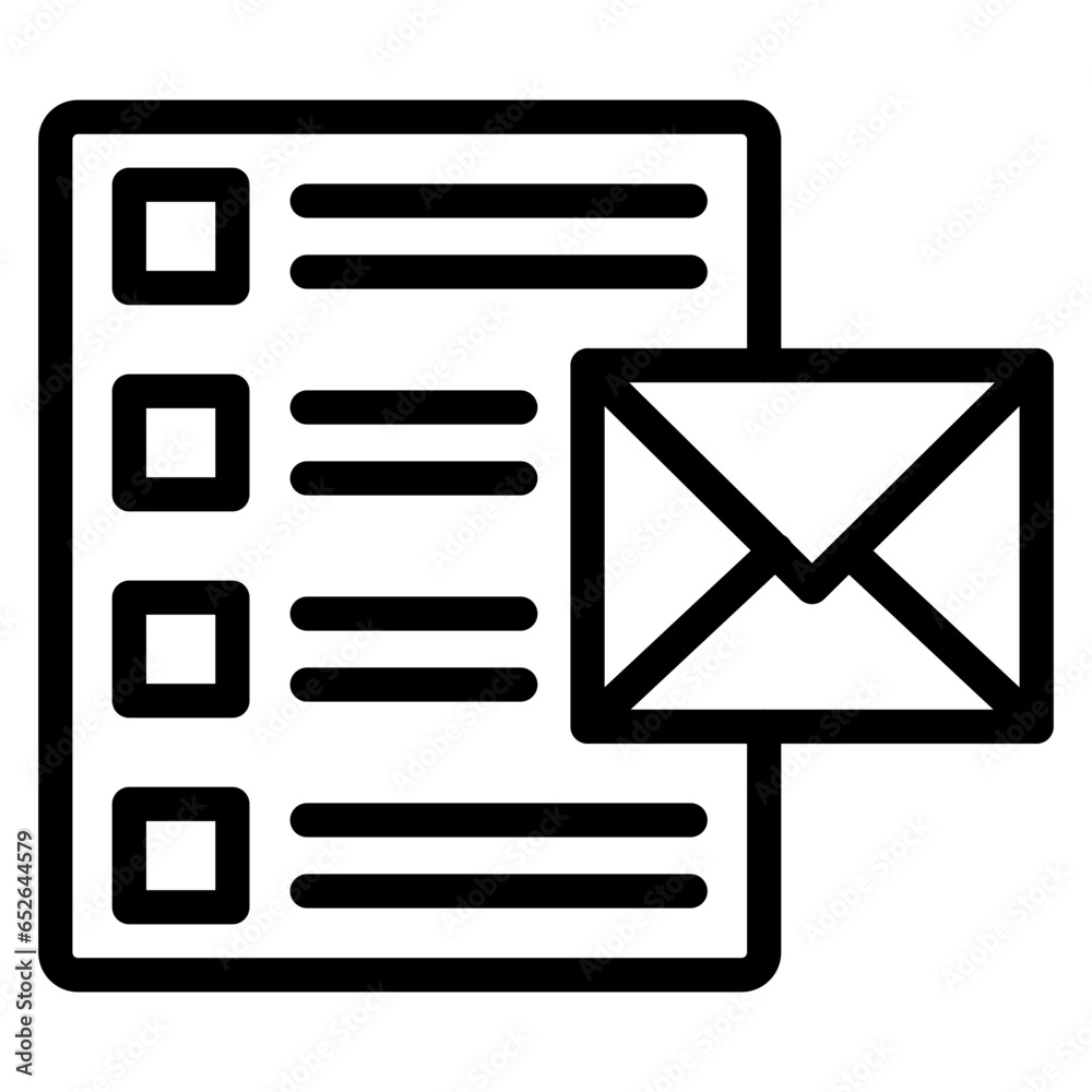 Email List Icon Style Email List Icon Style