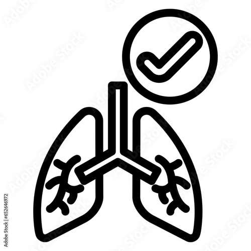 Respiratory Care Icon Style
