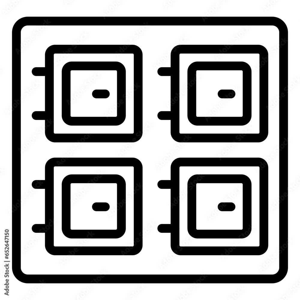 Mortuary Icon Style Mortuary Icon Style