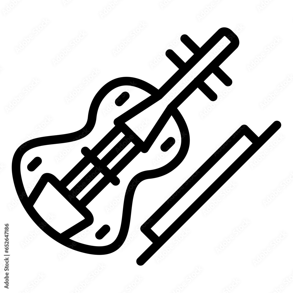 Violin Icon Style Violin Icon Style