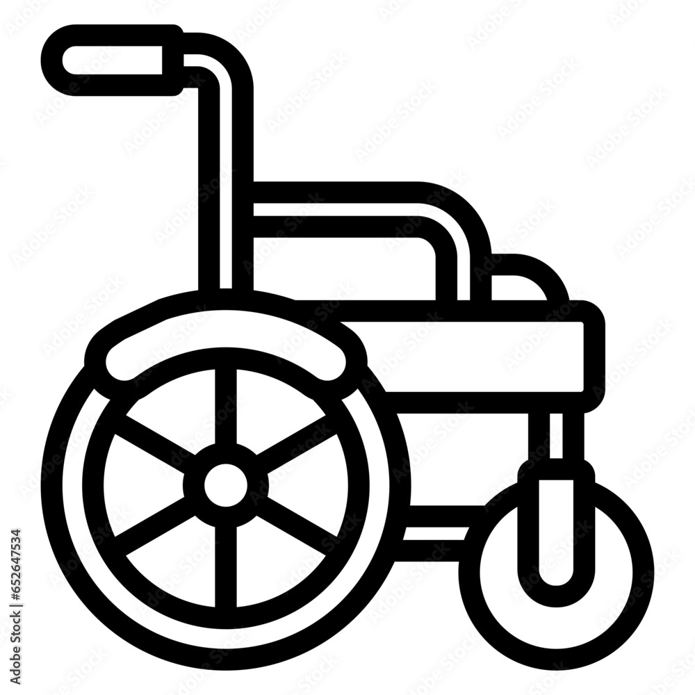 Automatic Wheelchair Icon Style