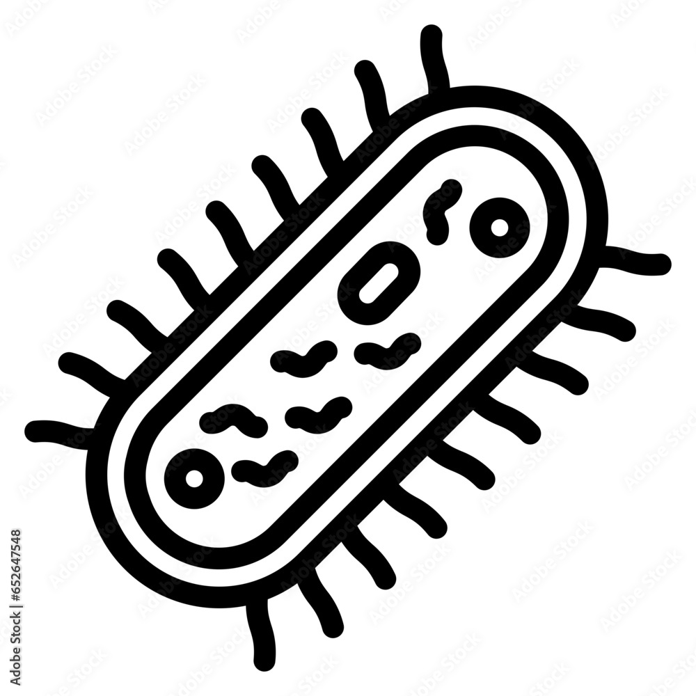 Bacterium Icon Style Bacterium Icon Style