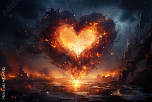 Inferno of Emotions  When Love Sets the Heart on Fire with Dreams