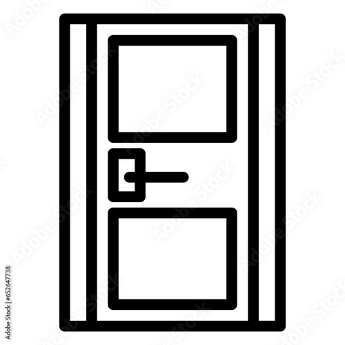 Electric Door Icon Style