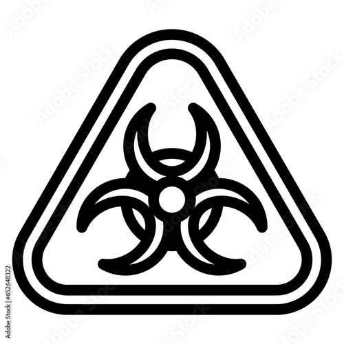 Biohazard Icon Style