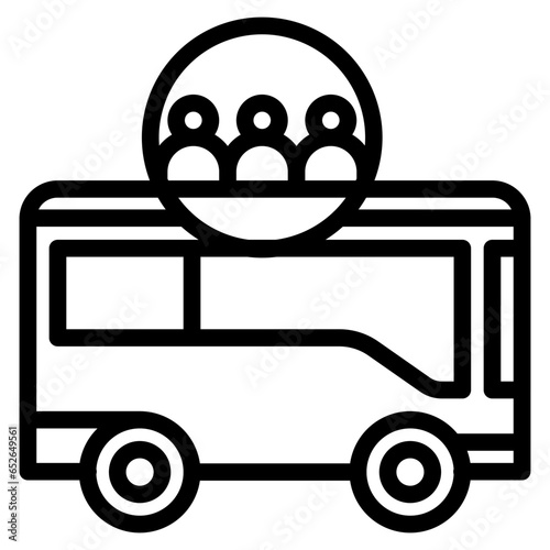 Group Excursion Icon Style