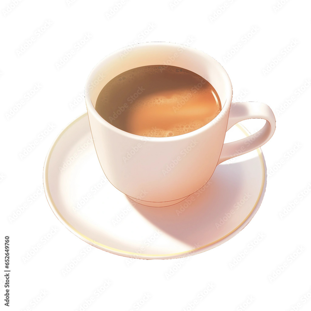 Coffee in a coffee mug, transparent background
Coffee in a coffee mug, transparent background