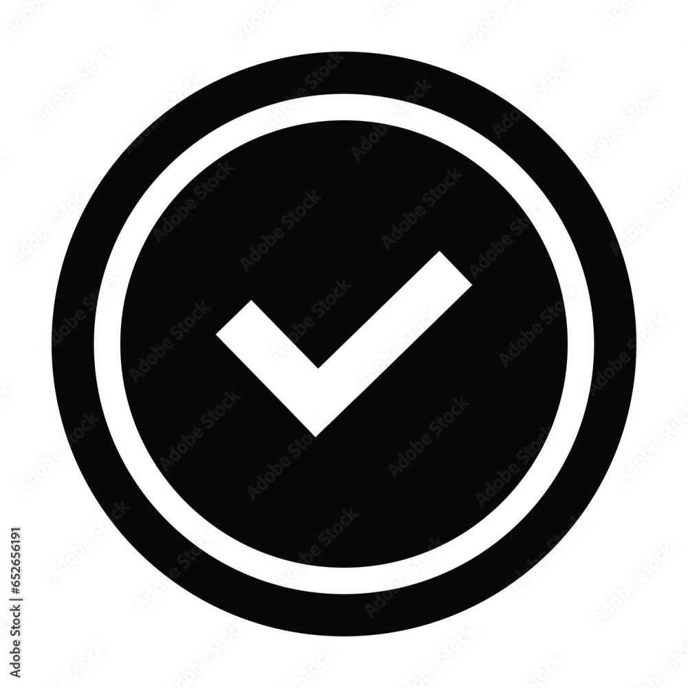 Tick, message, messaging icon