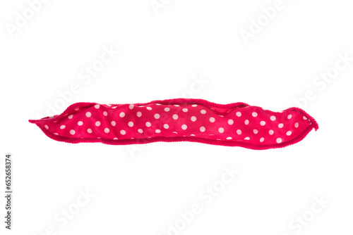 Hair Roller Best Flexible Foam And Sponge Hair Curlers. Pink hair curlers on a white background photo