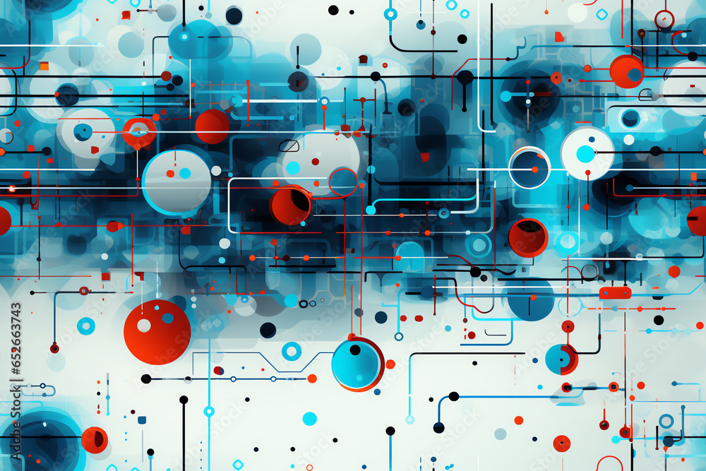 wallpaper circuit concept, AI generated