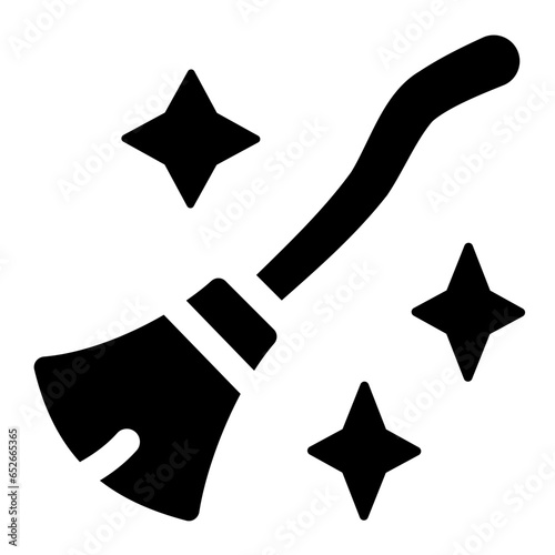 Witch Broomstick Icon