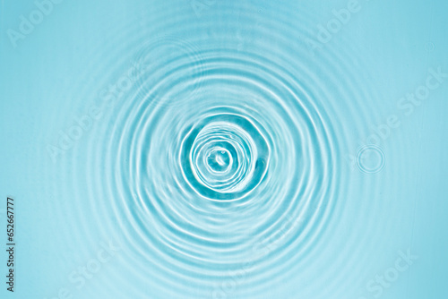 Water fractal  circles on a transparent water background