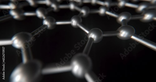 Graphene Loop in a 3D animation