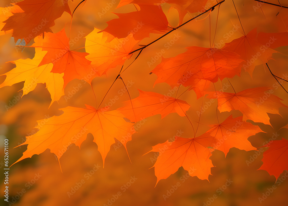 Fototapeta premium autumn. Generate AI.