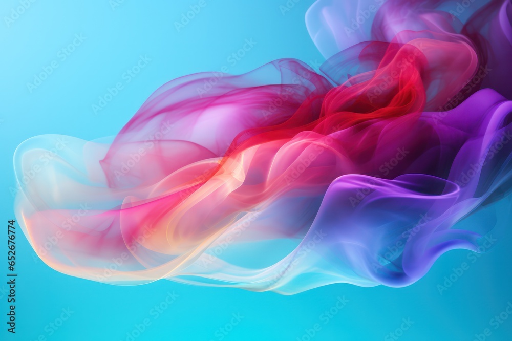 rainbow smoke background. Multicolored texture of steam on turquoise backdrop. rainbow smoke background. Multicolored texture of steam on turquoise backdrop.