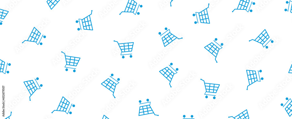 shopping cart texture on white background - obrazy, fototapety, plakaty 