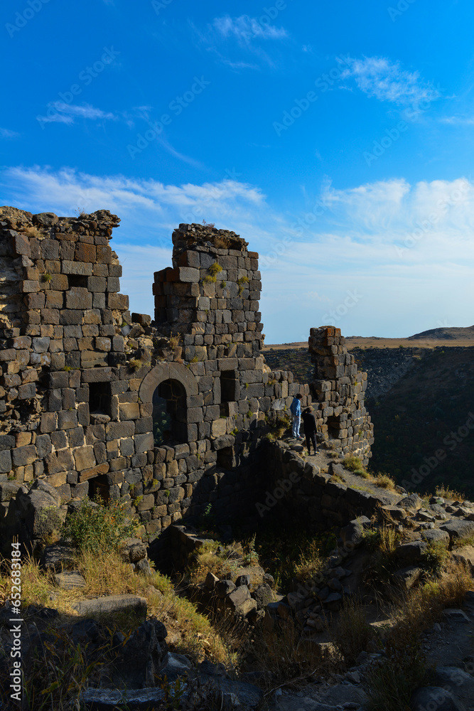 The Amberd fortress and church in Armenia