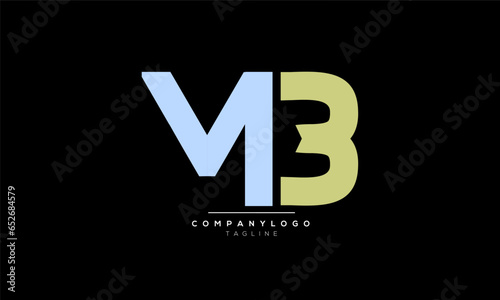 Alphabet letters Initials Monogram logo M3,M3  INITIAL,M3  letter