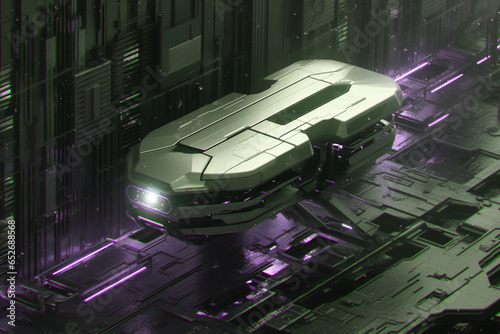 Spaceship Flight Outer Space Galaxy Adventure Futuristic Machine Battle Cyberpunk Wormhole Apocalypse Generative AI