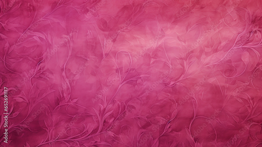 magenta background with a thin barely noticeable floral ornament, vintage blank wallpaper magenta background with a thin barely noticeable floral ornament, vintage blank wallpaper
