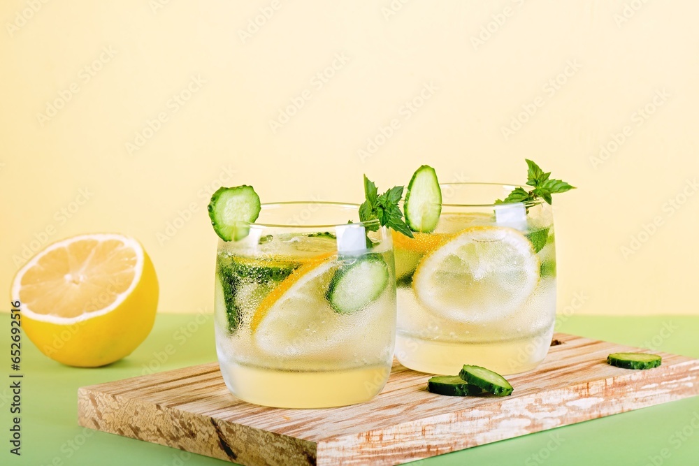 Cucumber, Lemon and Mint Mocktail Cucumber, Lemon and Mint Mocktail