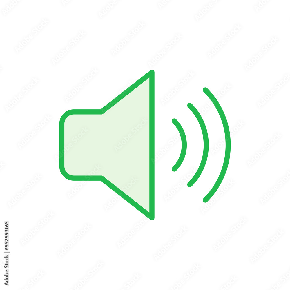 Speaker icon set. volume icon vector. loudspeaker icon vector. sound symbol