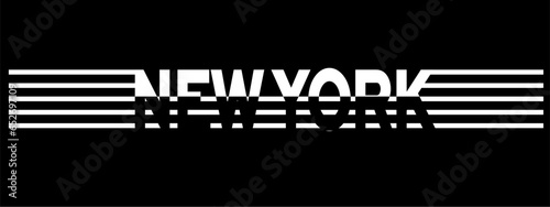 New York, the city that never sleeps. Tee print with slogan. Typography for t shirt.