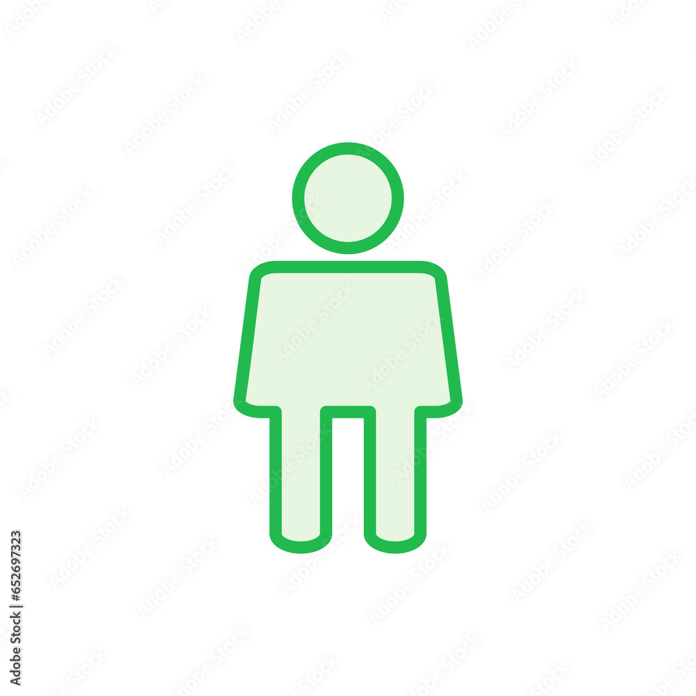 Man icon set. male icon vector. human symbol Man icon set. male icon vector. human symbol