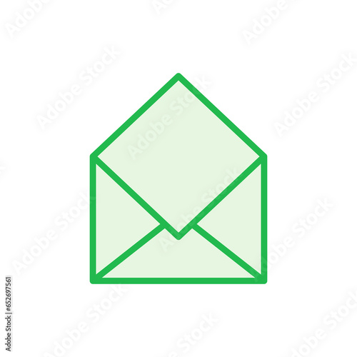 Mail icon set. email icon vector. E-mail icon. Envelope illustration