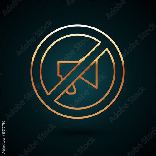 Gold line Censored stamp icon isolated on dark blue background. Vector Free Download Gold line Censored stamp icon isolated on dark blue background. Vector - GFXLoad