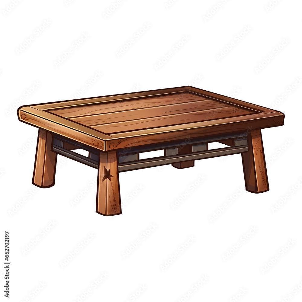 Wooden table traditional tray empty furniture Wooden table traditional tray empty furniture