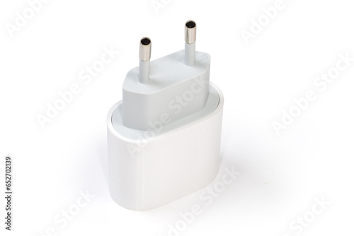 Charger of portable electronic devices with AC Europlug