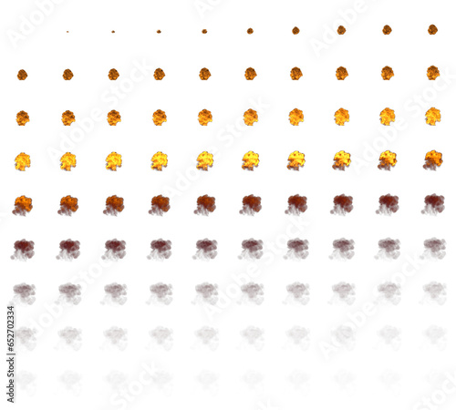 Explosion Spritesheet 8K