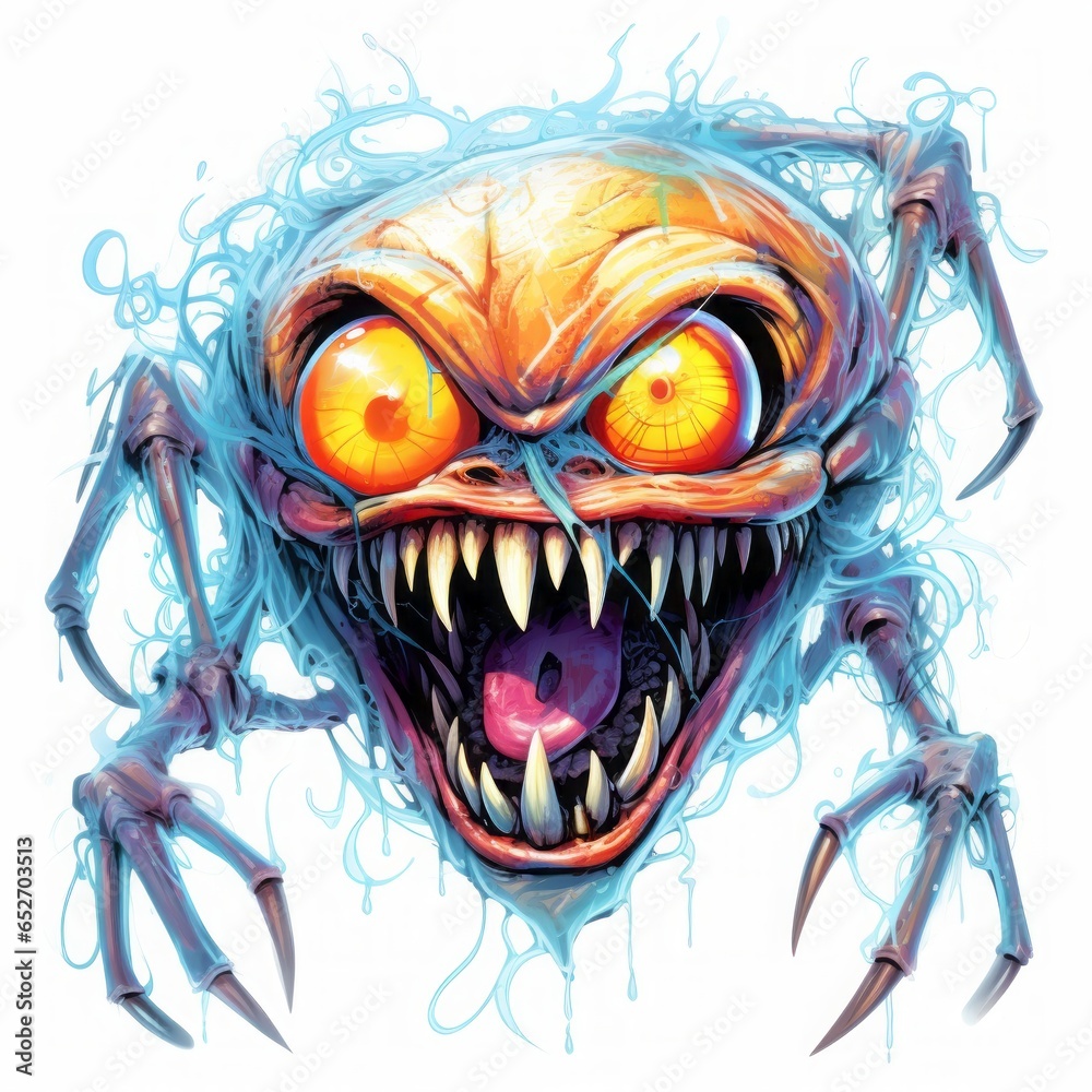 insect monster on a white background character. insect monster on a white background character.