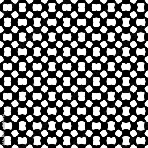 White background with black pattern. Seamless texture for fashion, textile design, on wall paper, wrapping paper, fabrics and home decor. Simple repeat pattern.