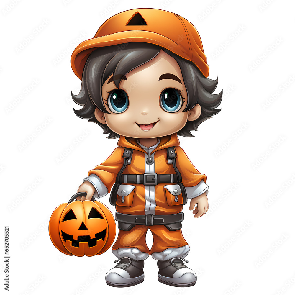 Child Halloween Clipart Illustration Child Halloween Clipart Illustration
