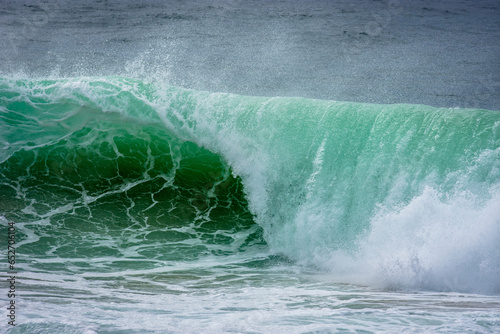 Water splash on the beach photo