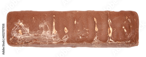 caramel chocolate in white background, new photos