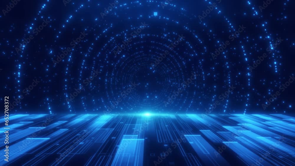 Data line technology, Wireless data network and connection technology concept, high-speed futuristic abstract background