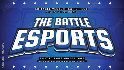 ESPORT GAMER 3D TEXT EFFECT EDITABLE VECTOR SPORT SOCCER BASKET BADMINTON BLUE LIGHT GLOW IN THE DARK