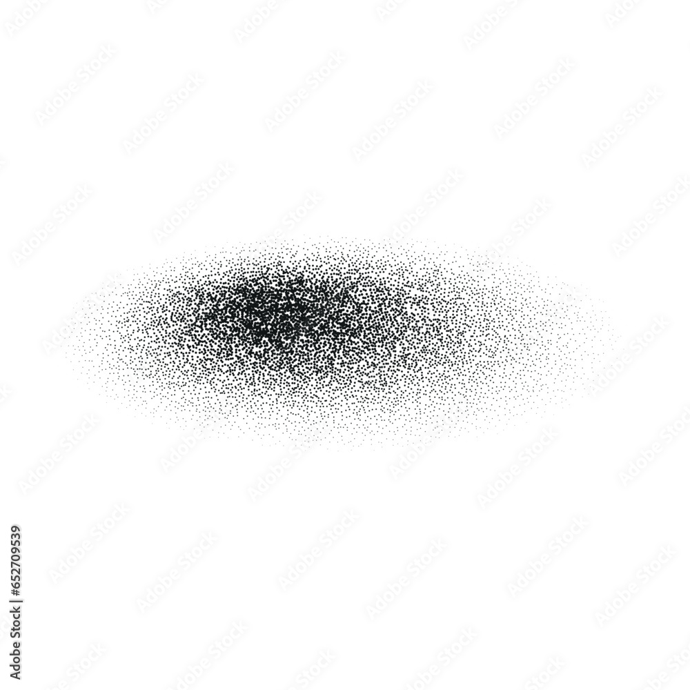 Shadow effects with grain, noise, and dot patterns. shade in black gradient with stipple, sand texture. Flat vector illustrations isolated in background.