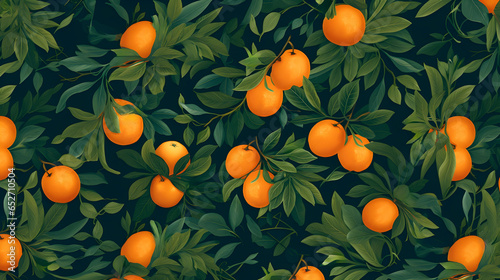 Modern orange pattern
